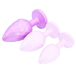 MyPlayToys Plug Ikonik Diamond L 8 x 4 cm Rose